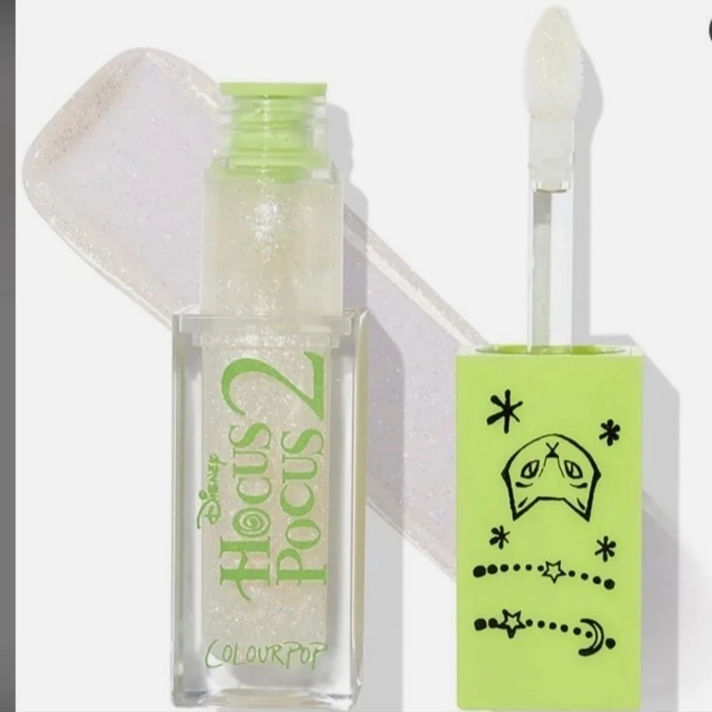 ColourPop Hocus Pocus 2 Glitter Lip Gloss Sisters Behold Shine Makeup